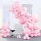 140 Pieces PartyWoo Pastel Pink Balloons, Pink Balloons Different Sizes Pack of 18 Inch 12 Inch 10 Inch 5 Inch Baby Pink Balloons for Balloon Garland Balloon Arch as Birthday Party Decorations, Pink-Q05